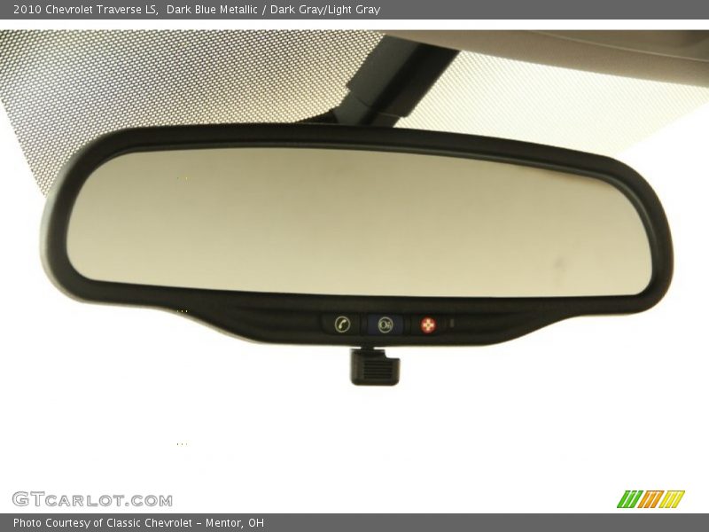Dark Blue Metallic / Dark Gray/Light Gray 2010 Chevrolet Traverse LS