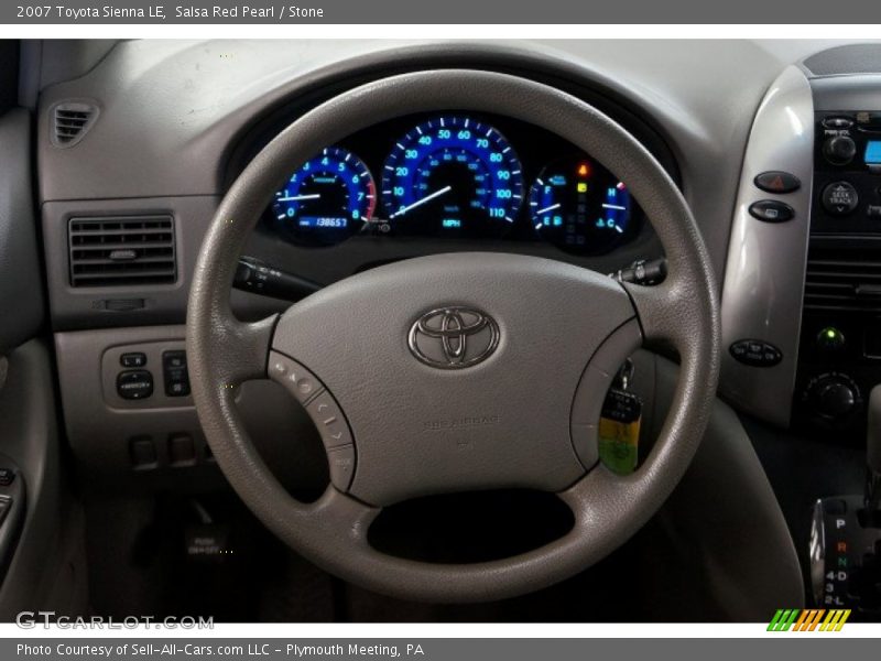 Salsa Red Pearl / Stone 2007 Toyota Sienna LE