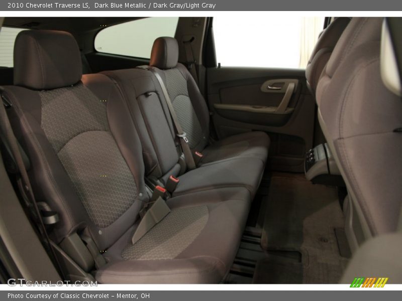 Dark Blue Metallic / Dark Gray/Light Gray 2010 Chevrolet Traverse LS