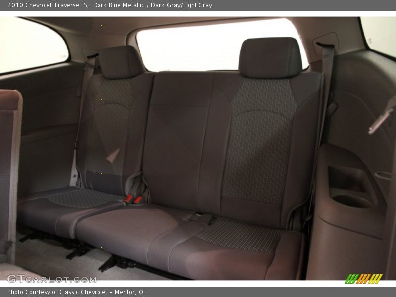 Dark Blue Metallic / Dark Gray/Light Gray 2010 Chevrolet Traverse LS