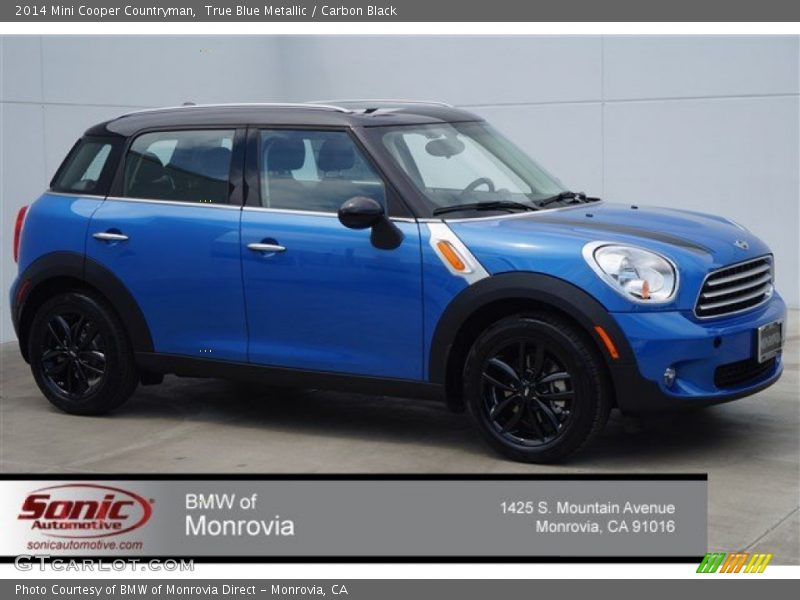 True Blue Metallic / Carbon Black 2014 Mini Cooper Countryman