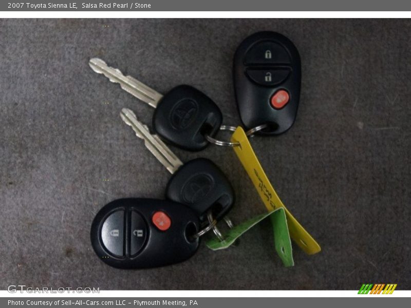 Salsa Red Pearl / Stone 2007 Toyota Sienna LE