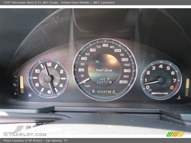  2007 E 63 AMG Sedan 63 AMG Sedan Gauges