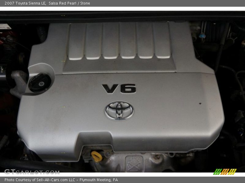 Salsa Red Pearl / Stone 2007 Toyota Sienna LE