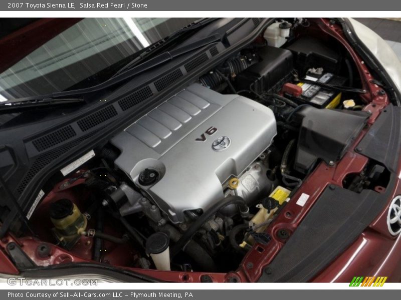 Salsa Red Pearl / Stone 2007 Toyota Sienna LE