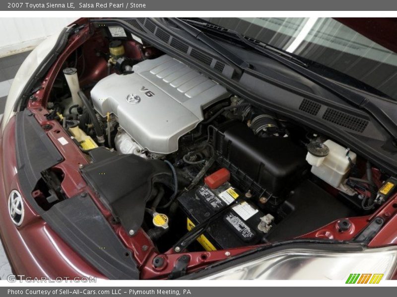 Salsa Red Pearl / Stone 2007 Toyota Sienna LE