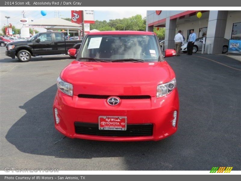 Absolutely Red / Dark Gray 2014 Scion xB
