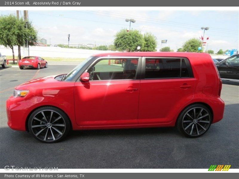 Absolutely Red / Dark Gray 2014 Scion xB