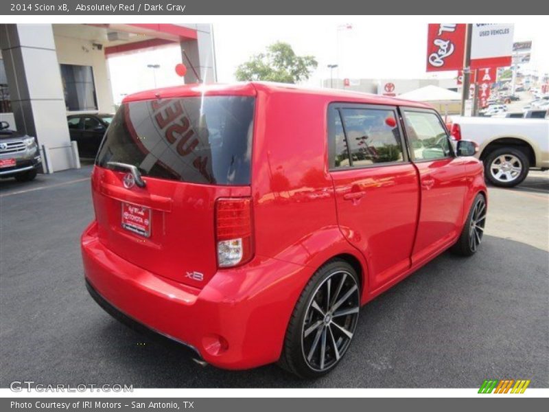 Absolutely Red / Dark Gray 2014 Scion xB