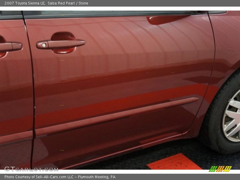 Salsa Red Pearl / Stone 2007 Toyota Sienna LE