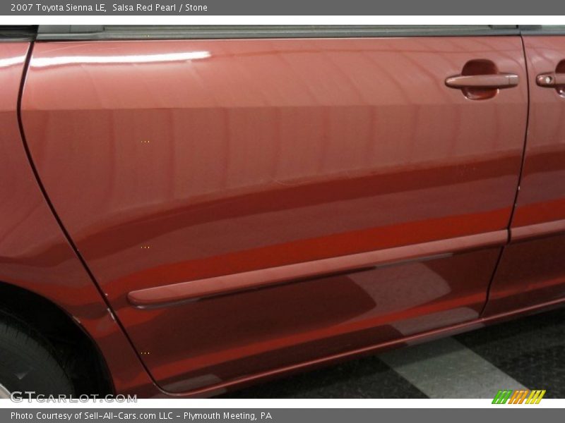 Salsa Red Pearl / Stone 2007 Toyota Sienna LE