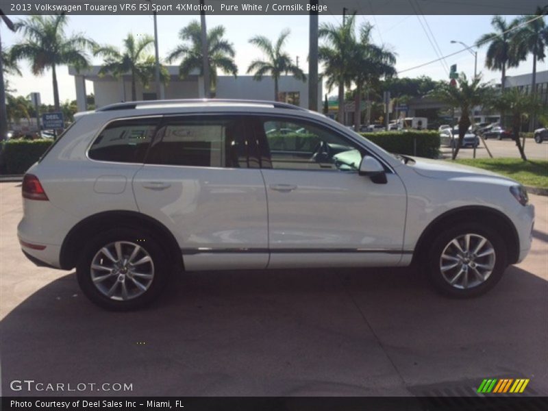 Pure White / Cornsilk Beige 2013 Volkswagen Touareg VR6 FSI Sport 4XMotion