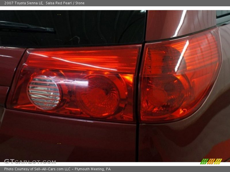 Salsa Red Pearl / Stone 2007 Toyota Sienna LE