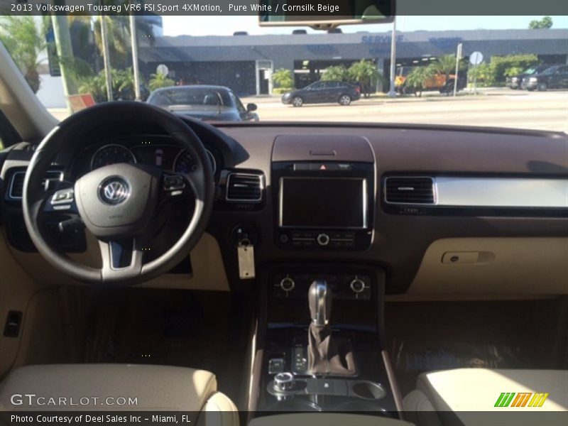 Pure White / Cornsilk Beige 2013 Volkswagen Touareg VR6 FSI Sport 4XMotion