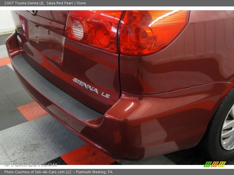 Salsa Red Pearl / Stone 2007 Toyota Sienna LE