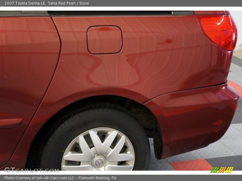 Salsa Red Pearl / Stone 2007 Toyota Sienna LE