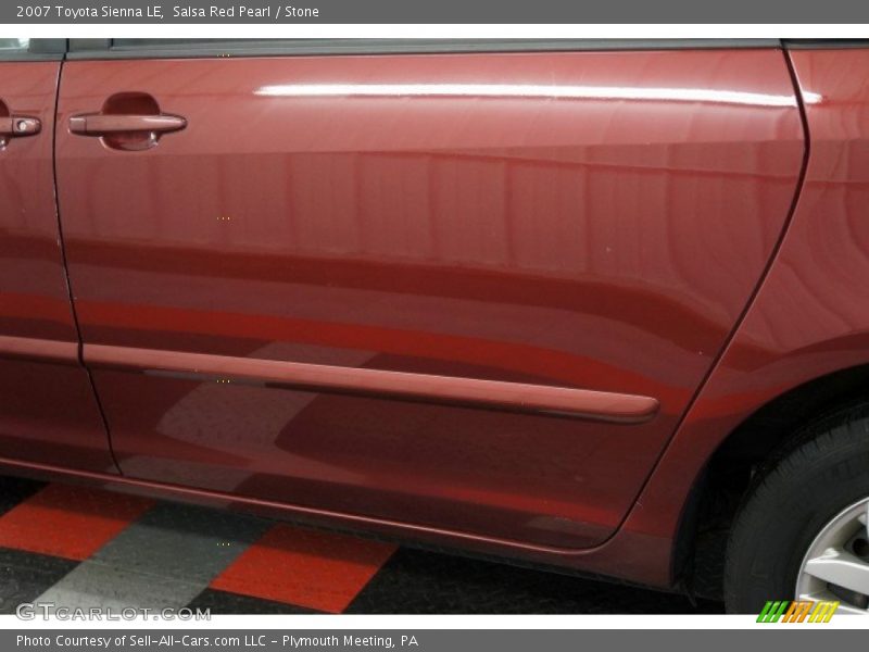 Salsa Red Pearl / Stone 2007 Toyota Sienna LE