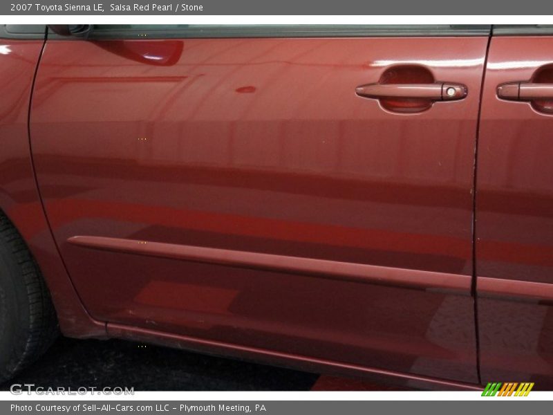 Salsa Red Pearl / Stone 2007 Toyota Sienna LE