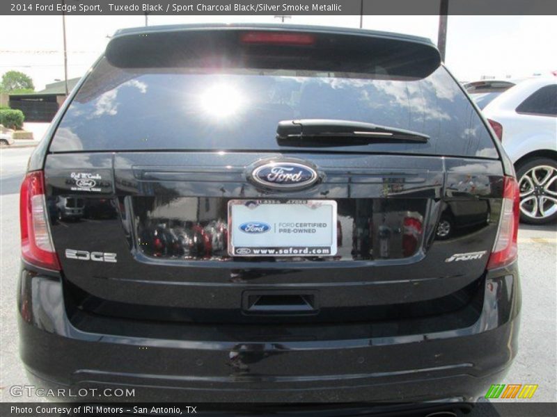 Tuxedo Black / Sport Charcoal Black/Silver Smoke Metallic 2014 Ford Edge Sport