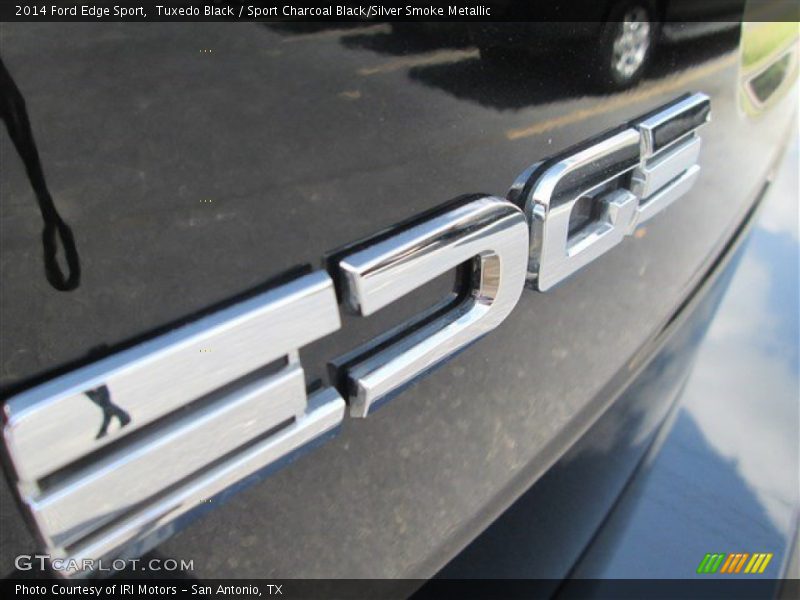 Tuxedo Black / Sport Charcoal Black/Silver Smoke Metallic 2014 Ford Edge Sport