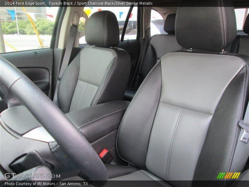 Tuxedo Black / Sport Charcoal Black/Silver Smoke Metallic 2014 Ford Edge Sport