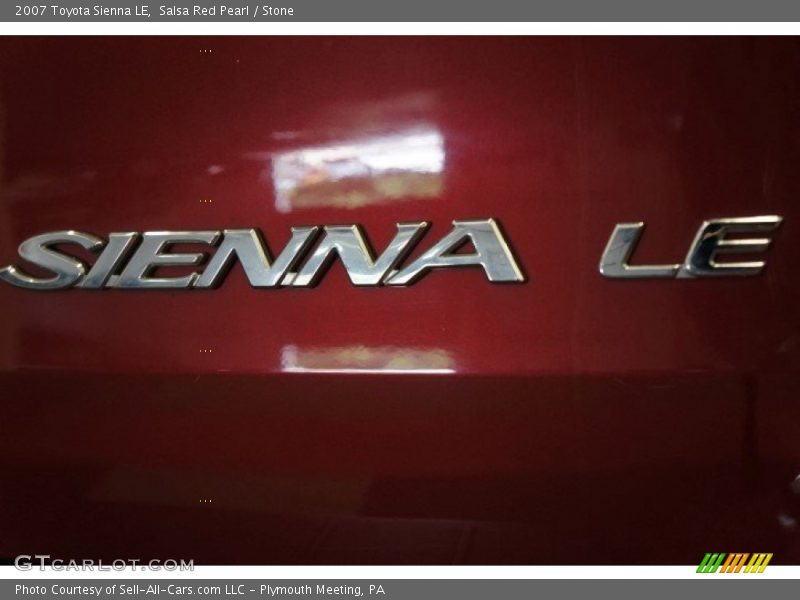 Salsa Red Pearl / Stone 2007 Toyota Sienna LE
