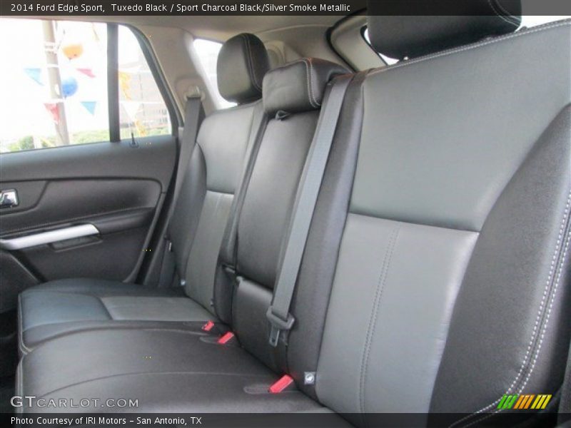 Tuxedo Black / Sport Charcoal Black/Silver Smoke Metallic 2014 Ford Edge Sport