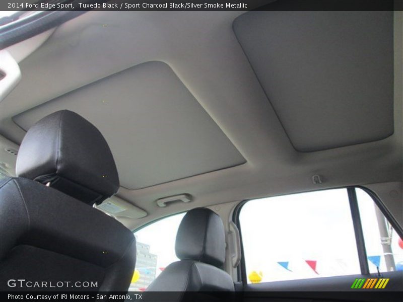 Tuxedo Black / Sport Charcoal Black/Silver Smoke Metallic 2014 Ford Edge Sport