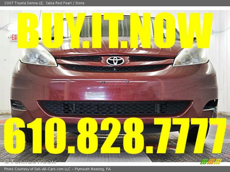 Salsa Red Pearl / Stone 2007 Toyota Sienna LE