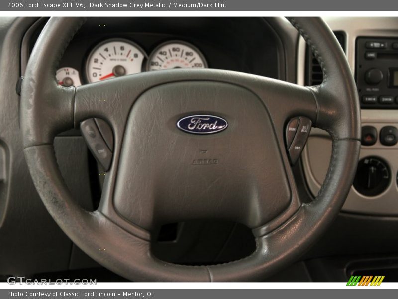 Dark Shadow Grey Metallic / Medium/Dark Flint 2006 Ford Escape XLT V6