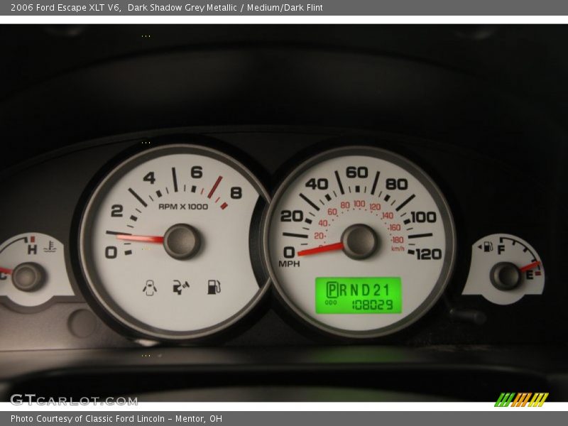 Dark Shadow Grey Metallic / Medium/Dark Flint 2006 Ford Escape XLT V6