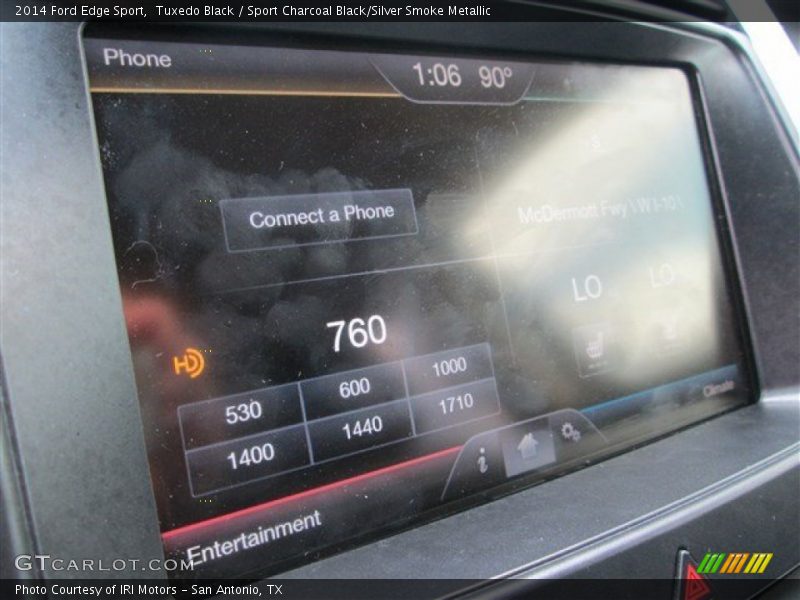 Tuxedo Black / Sport Charcoal Black/Silver Smoke Metallic 2014 Ford Edge Sport