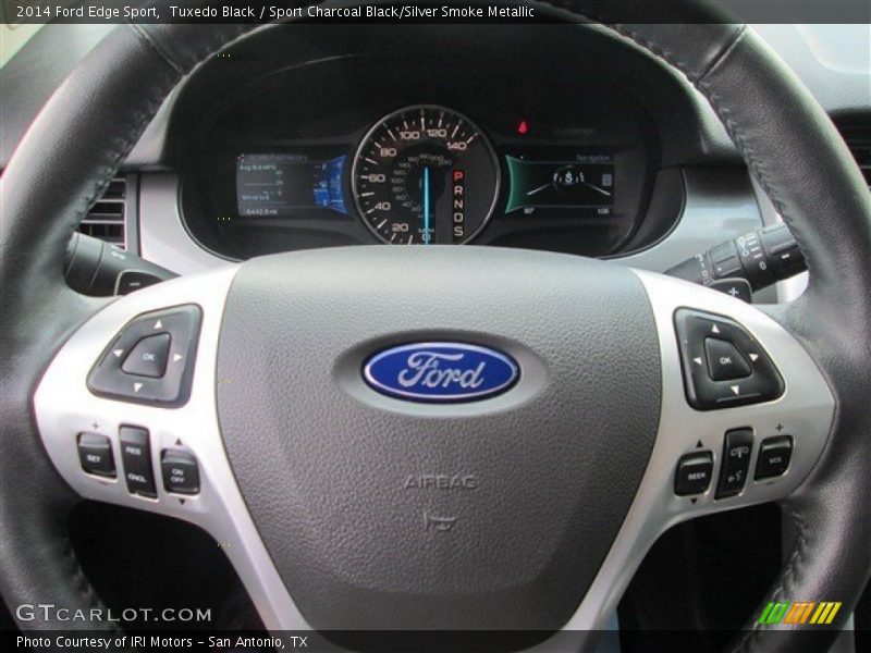 Tuxedo Black / Sport Charcoal Black/Silver Smoke Metallic 2014 Ford Edge Sport