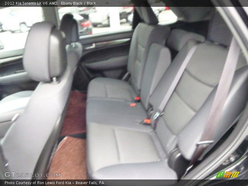 Ebony Black / Black 2012 Kia Sorento LX V6 AWD