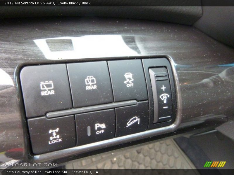 Ebony Black / Black 2012 Kia Sorento LX V6 AWD