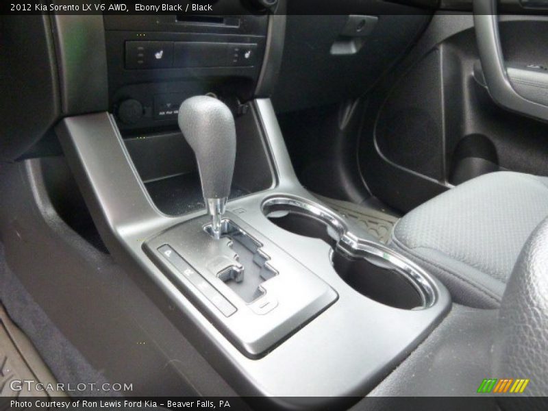 Ebony Black / Black 2012 Kia Sorento LX V6 AWD