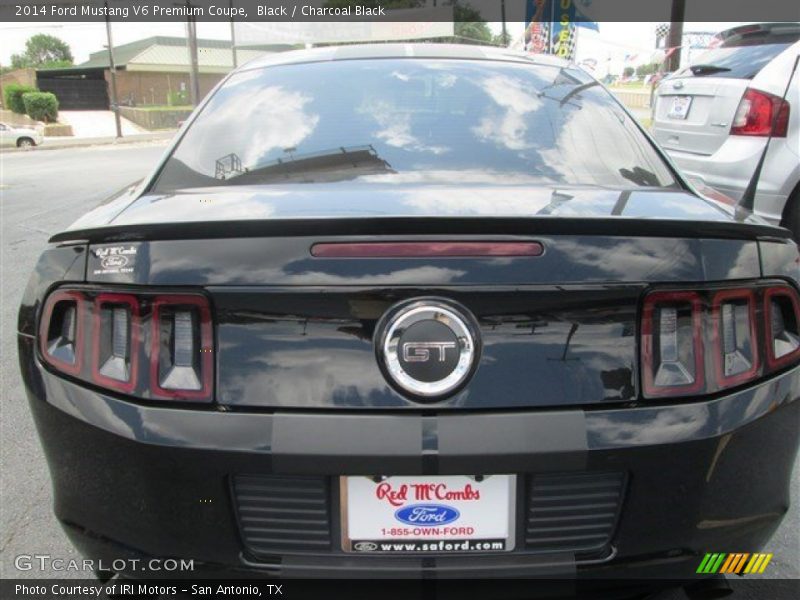 Black / Charcoal Black 2014 Ford Mustang V6 Premium Coupe