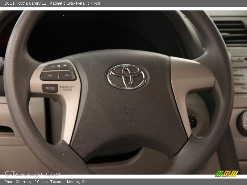 Magnetic Gray Metallic / Ash 2011 Toyota Camry LE