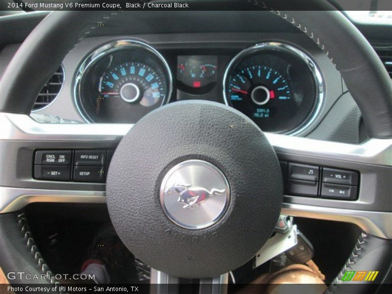 Black / Charcoal Black 2014 Ford Mustang V6 Premium Coupe