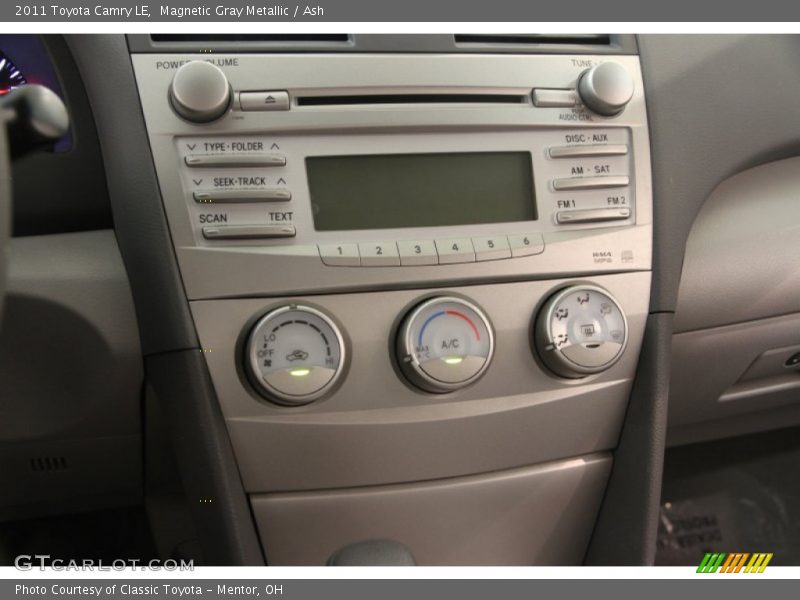 Magnetic Gray Metallic / Ash 2011 Toyota Camry LE