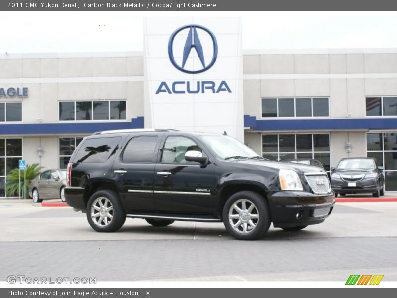 Carbon Black Metallic / Cocoa/Light Cashmere 2011 GMC Yukon Denali