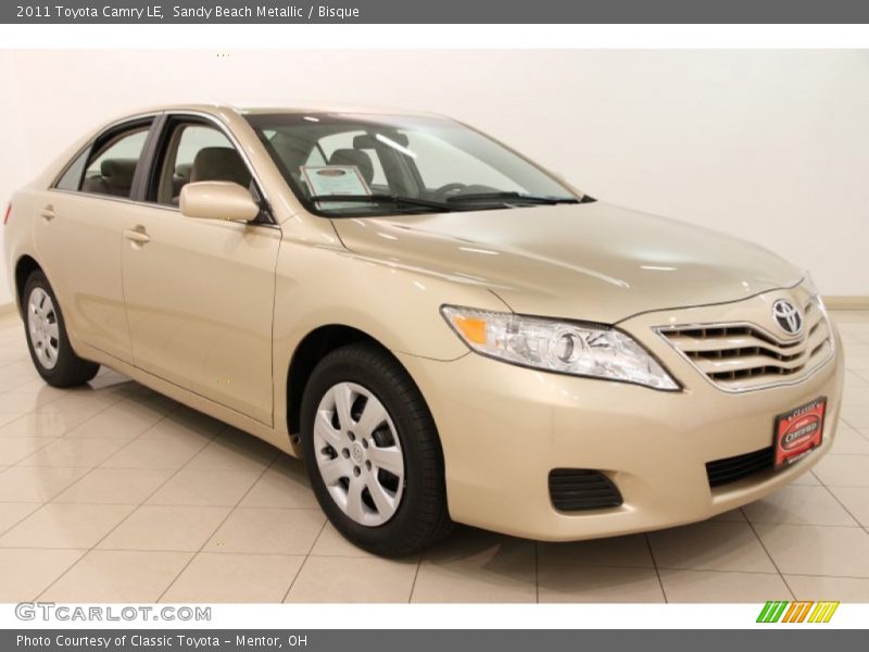 Sandy Beach Metallic / Bisque 2011 Toyota Camry LE