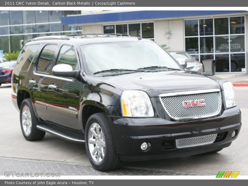 Carbon Black Metallic / Cocoa/Light Cashmere 2011 GMC Yukon Denali