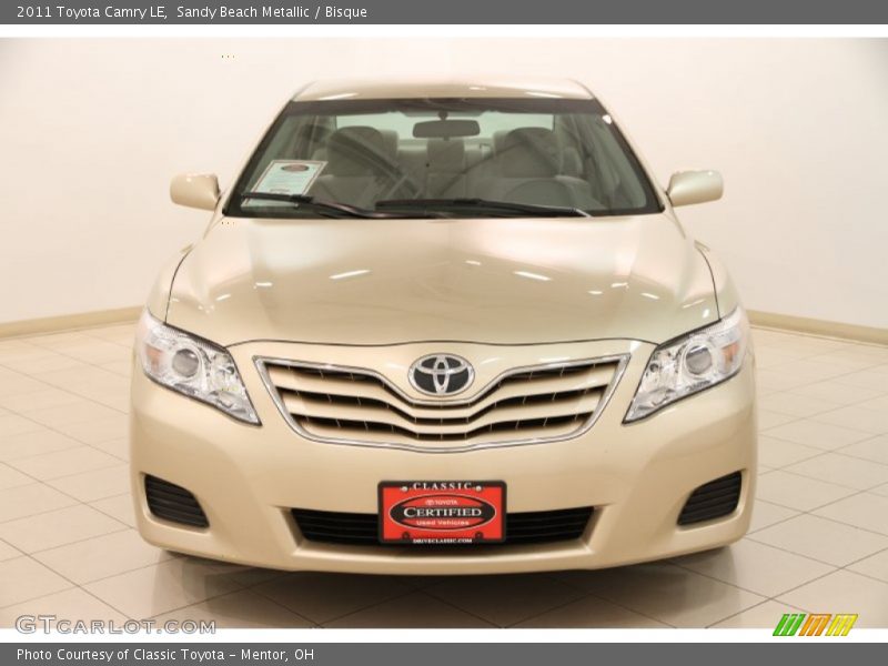 Sandy Beach Metallic / Bisque 2011 Toyota Camry LE