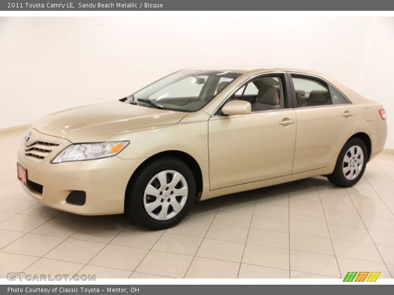 Sandy Beach Metallic / Bisque 2011 Toyota Camry LE