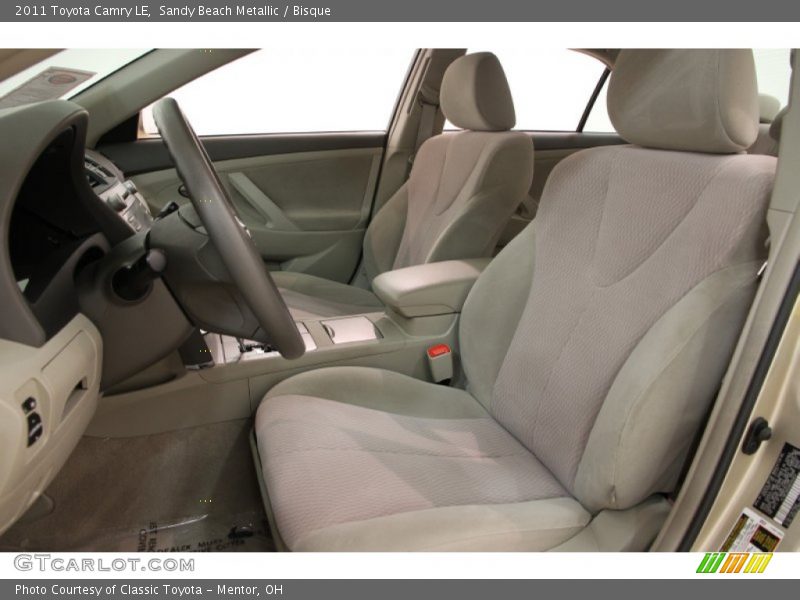 Sandy Beach Metallic / Bisque 2011 Toyota Camry LE