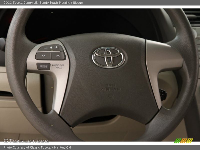Sandy Beach Metallic / Bisque 2011 Toyota Camry LE