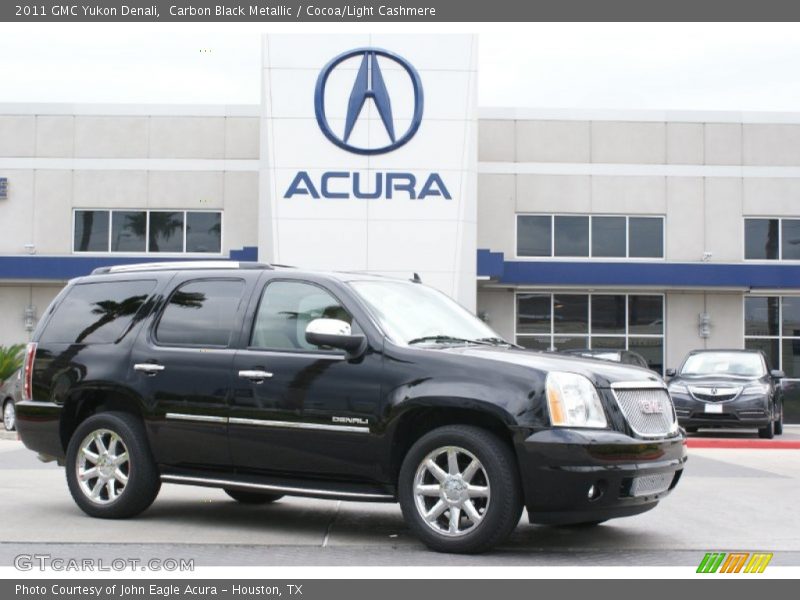Carbon Black Metallic / Cocoa/Light Cashmere 2011 GMC Yukon Denali