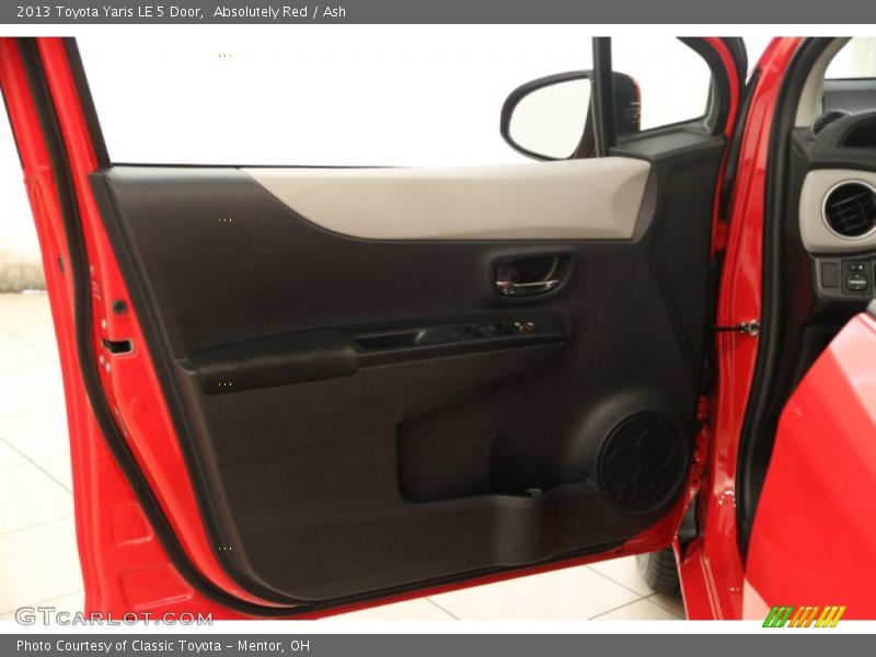 Absolutely Red / Ash 2013 Toyota Yaris LE 5 Door