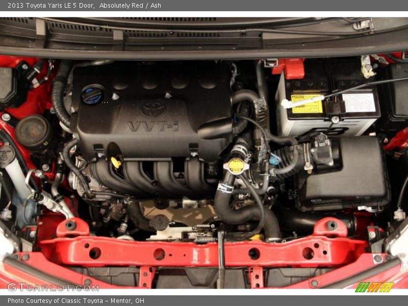 Absolutely Red / Ash 2013 Toyota Yaris LE 5 Door